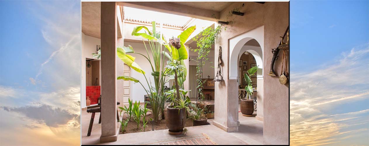 Patio et puits