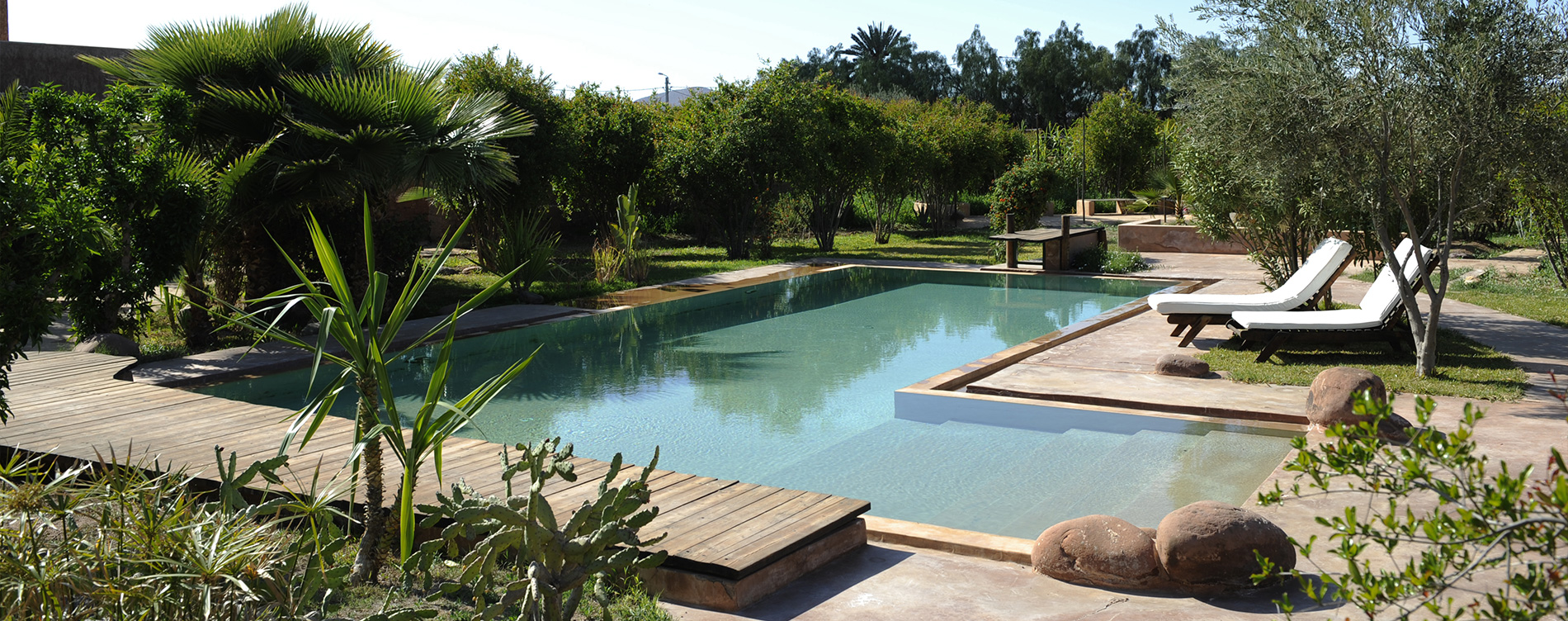 Vue piscine